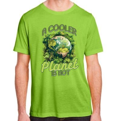 A Cooler Planet Is Hot World Environt Day Eco Warrior Great Gift Adult ChromaSoft Performance T-Shirt