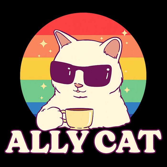 Ally Cat Pride Gift Backpack