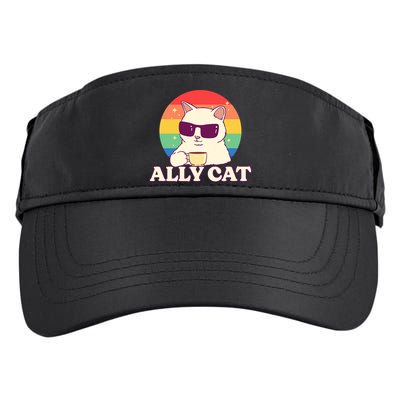 Ally Cat Pride Gift Adult Drive Performance Visor