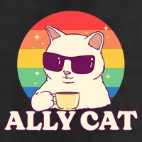 Ally Cat Pride Gift Adult Drive Performance Visor