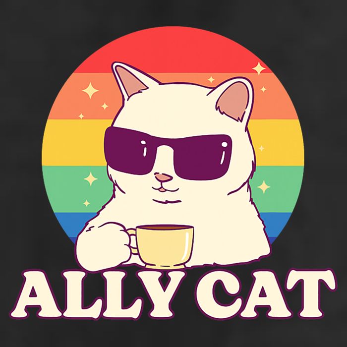 Ally Cat Pride Gift Adult Drive Performance Visor