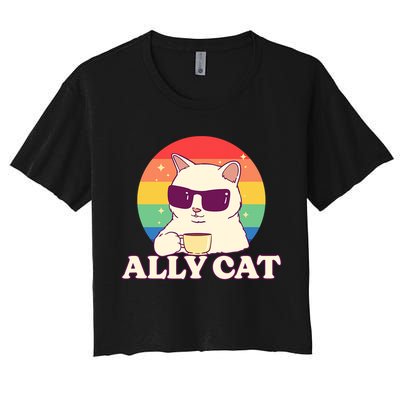 Ally Cat Pride Gift Crop Top