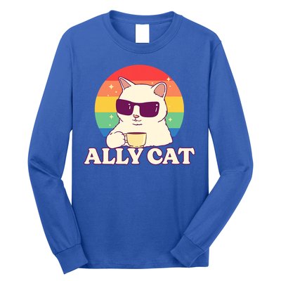 Ally Cat Pride Gift Long Sleeve Shirt