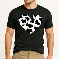 Awesome Cow Print Black & White Print Heart Cooling Performance Crew T-Shirt