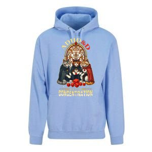 Adhd Cats Roll For Concentration Rpg Gamer Unisex Surf Hoodie