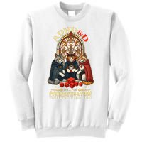 Adhd Cats Roll For Concentration Rpg Gamer Sweatshirt