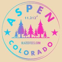 Aspen Colorado Retro Big Mountain Forest Bag
