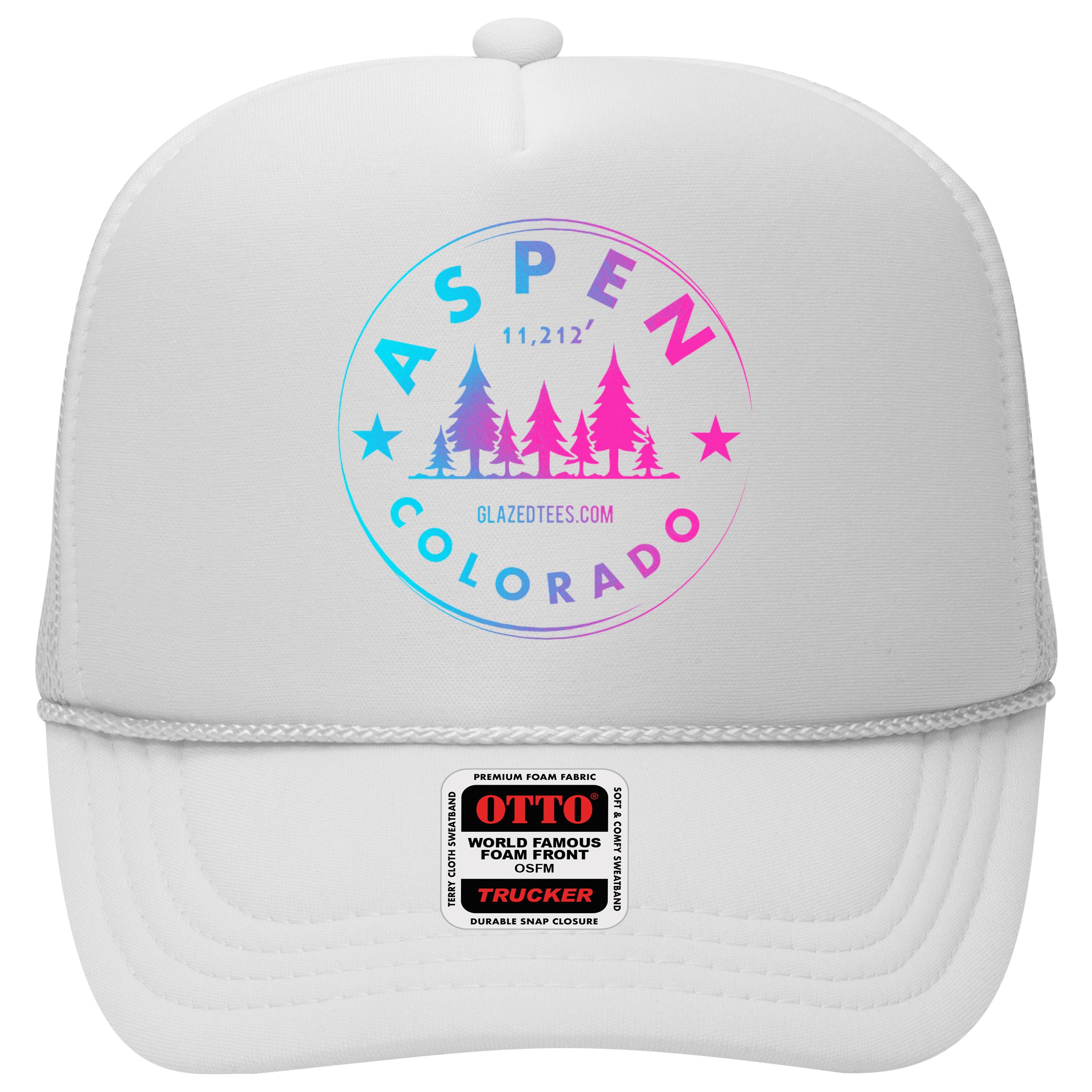 Aspen Colorado Retro Big Mountain Forest Hat