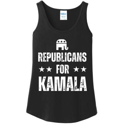 Alex Cole Republicans For Kamala Harris Ladies Essential Tank