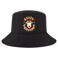 Asl Christmas Reindeer American Sign Language Gingerbread Cool Comfort Performance Bucket Hat