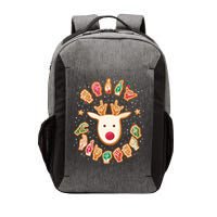 Asl Christmas Reindeer American Sign Language Gingerbread Vector Backpack