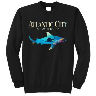 Atlantic City Retro Atlantic City Nj Shark Sweatshirt