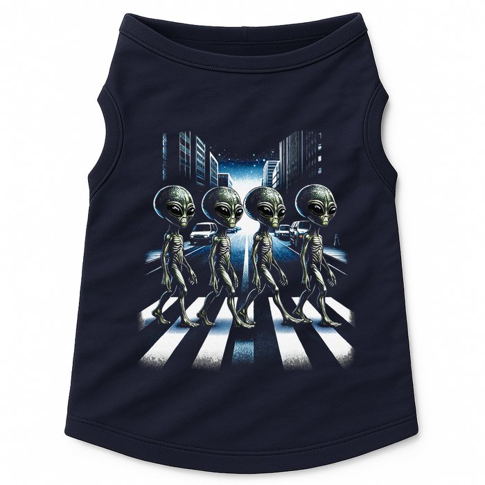 Aliens Crosswalk Roswell Doggie Tank
