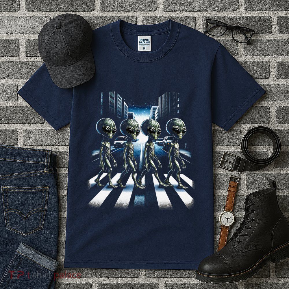 Aliens Crosswalk Roswell Tall T-Shirt