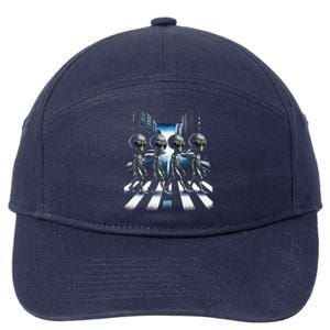 Aliens Crosswalk Roswell 7-Panel Snapback Hat