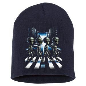 Aliens Crosswalk Roswell Short Acrylic Beanie