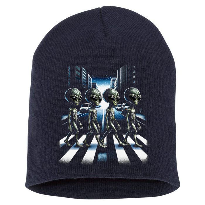 Aliens Crosswalk Roswell Short Acrylic Beanie