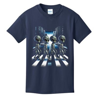 Aliens Crosswalk Roswell Kids T-Shirt