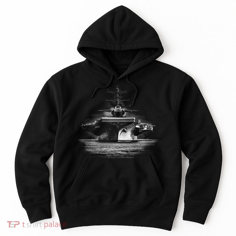 Aircraft Carrier Realistic Hoodie