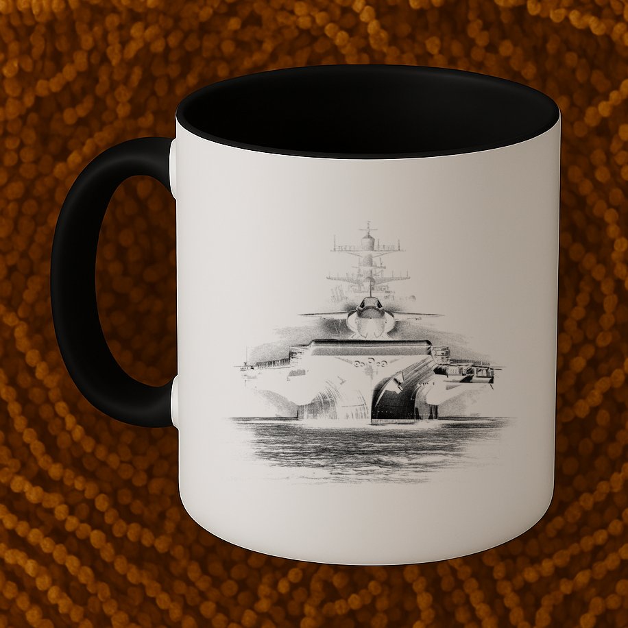 Aircraft Carrier Realistic Mug