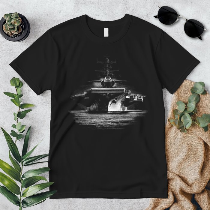 Aircraft Carrier Realistic Premium T-Shirt
