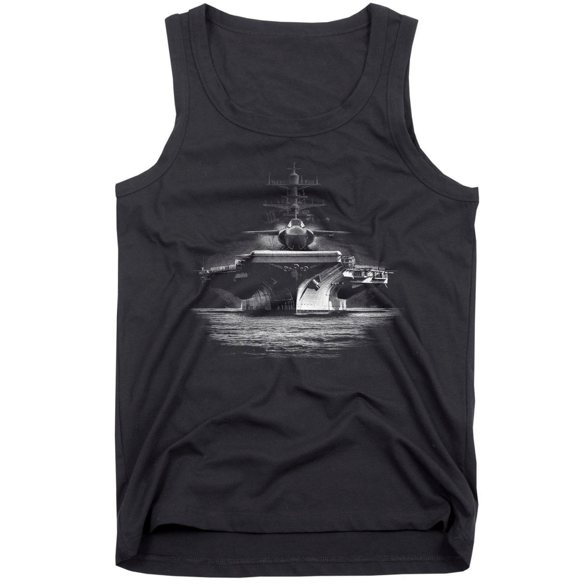 Aircraft Carrier Realistic Tank Top