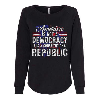 America Constitutional Republic Truth Womens California Wash Sweatshirt