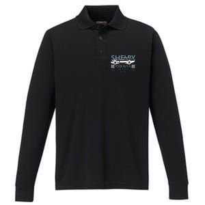 Ac Cobra Racecar Oldtimer Daytona Performance Long Sleeve Polo