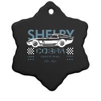 Ac Cobra Racecar Oldtimer Daytona Ceramic Star Ornament