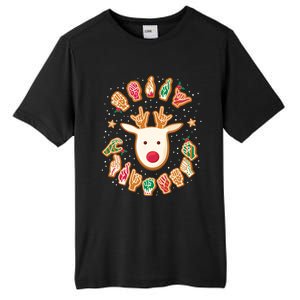 Asl Christmas Reindeer American Sign Language Gingerbread Cute Gift Tall Fusion ChromaSoft Performance T-Shirt