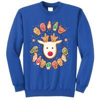 Asl Christmas Reindeer American Sign Language Gingerbread Cute Gift Sweatshirt