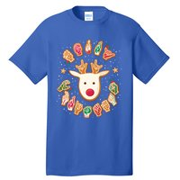 Asl Christmas Reindeer American Sign Language Gingerbread Cute Gift Tall T-Shirt