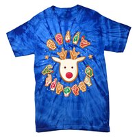 Asl Christmas Reindeer American Sign Language Gingerbread Cute Gift Tie-Dye T-Shirt