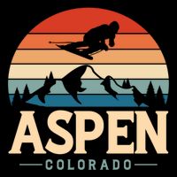 Aspen Colorado retro design is for travelers Toddler T-Shirt
