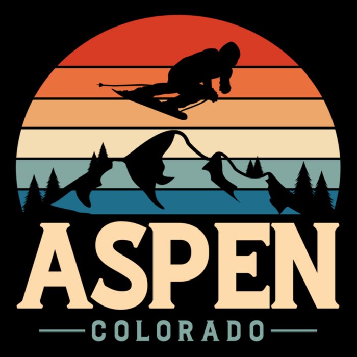 Aspen Colorado retro design is for travelers Toddler T-Shirt