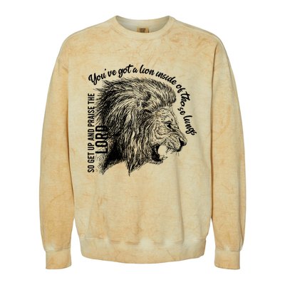 Aesthetic Christian Religious Christian Song Colorblast Crewneck Sweatshirt