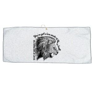 Aesthetic Christian Religious Christian Song Large Microfiber Waffle Golf Towel