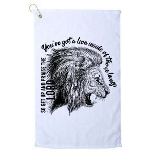 Aesthetic Christian Religious Christian Song Platinum Collection Golf Towel