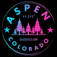 Aspen Colorado Retro Big Mountain Forest Doggie Tank