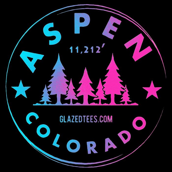 Aspen Colorado Retro Big Mountain Forest Doggie Tank