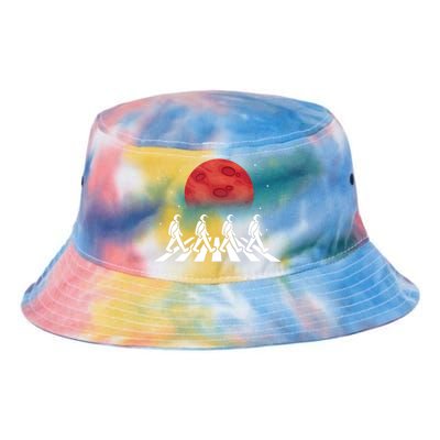 Astronaut Crossing Road Mars Planet Cosmonaut Spaceman Tie Dye Newport Bucket Hat