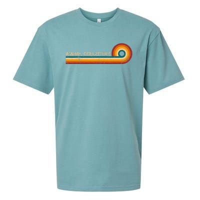 Animal Collective Retro Stripes Musician Vintage Sueded Cloud Jersey T-Shirt