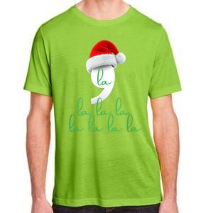 Antitrump Christmas Red Comma La La La La Holiday Song Funny Xmas Gift Adult ChromaSoft Performance T-Shirt