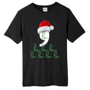 Antitrump Christmas Red Comma La La La La Holiday Song Funny Xmas Gift Tall Fusion ChromaSoft Performance T-Shirt