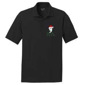 Antitrump Christmas Red Comma La La La La Holiday Song Funny Xmas Gift PosiCharge RacerMesh Polo