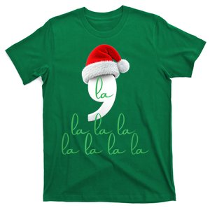 Antitrump Christmas Red Comma La La La La Holiday Song Funny Xmas Gift T-Shirt