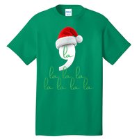 Antitrump Christmas Red Comma La La La La Holiday Song Funny Xmas Gift Tall T-Shirt