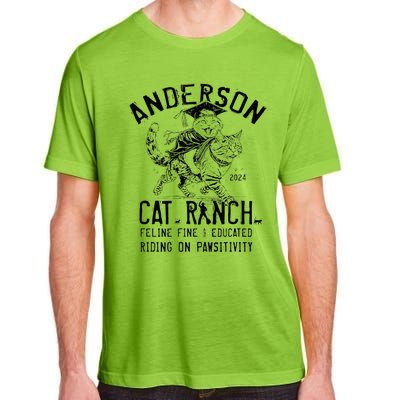 Anderson Cat Ranch Educated Graphic Adult ChromaSoft Performance T-Shirt