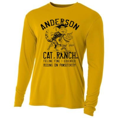 Anderson Cat Ranch Educated Graphic Cooling Performance Long Sleeve Crew