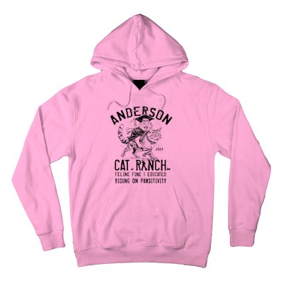 Anderson Cat Ranch Educated Graphic Hoodie